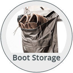 Boot bags to keep your muddy shoes outside