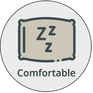 Comfortable mattresses and wind-resistant