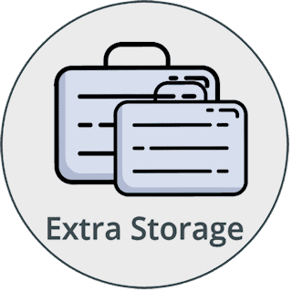 Extra storage space