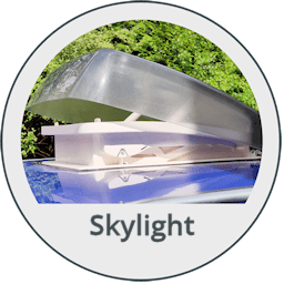 Skylight for ventilation 